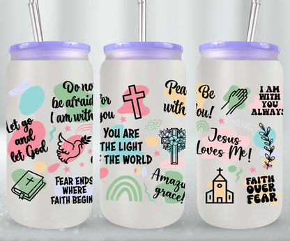 Christian Affirmations-10191 - glass can