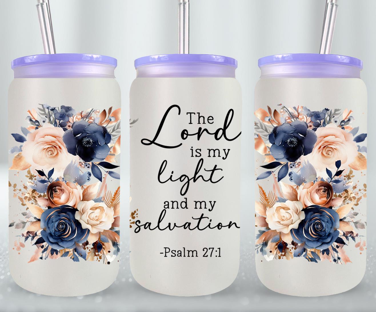 The Lord Is My Light-10226 - glass can
