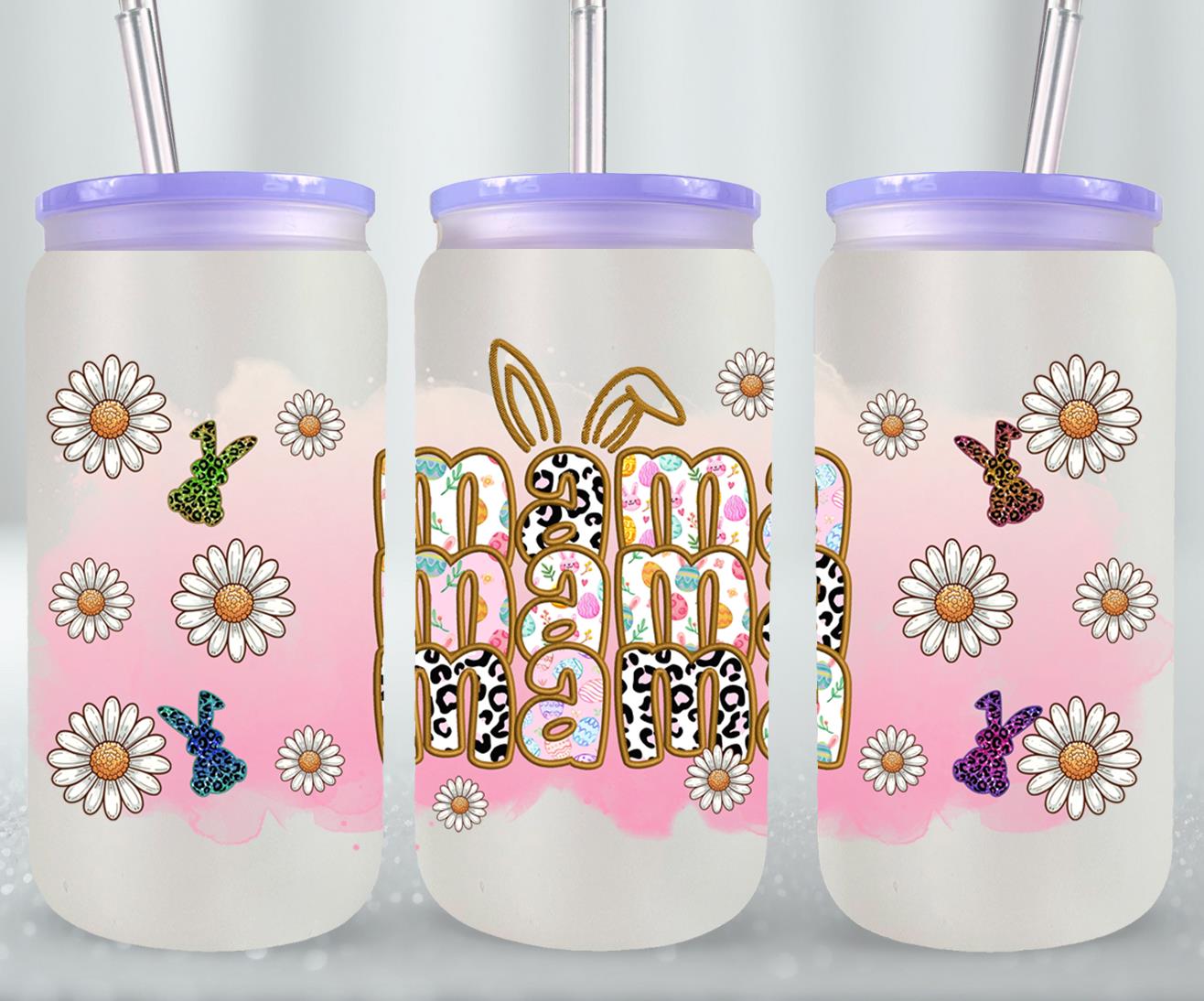 Mama Easter Day-10433 - glass can