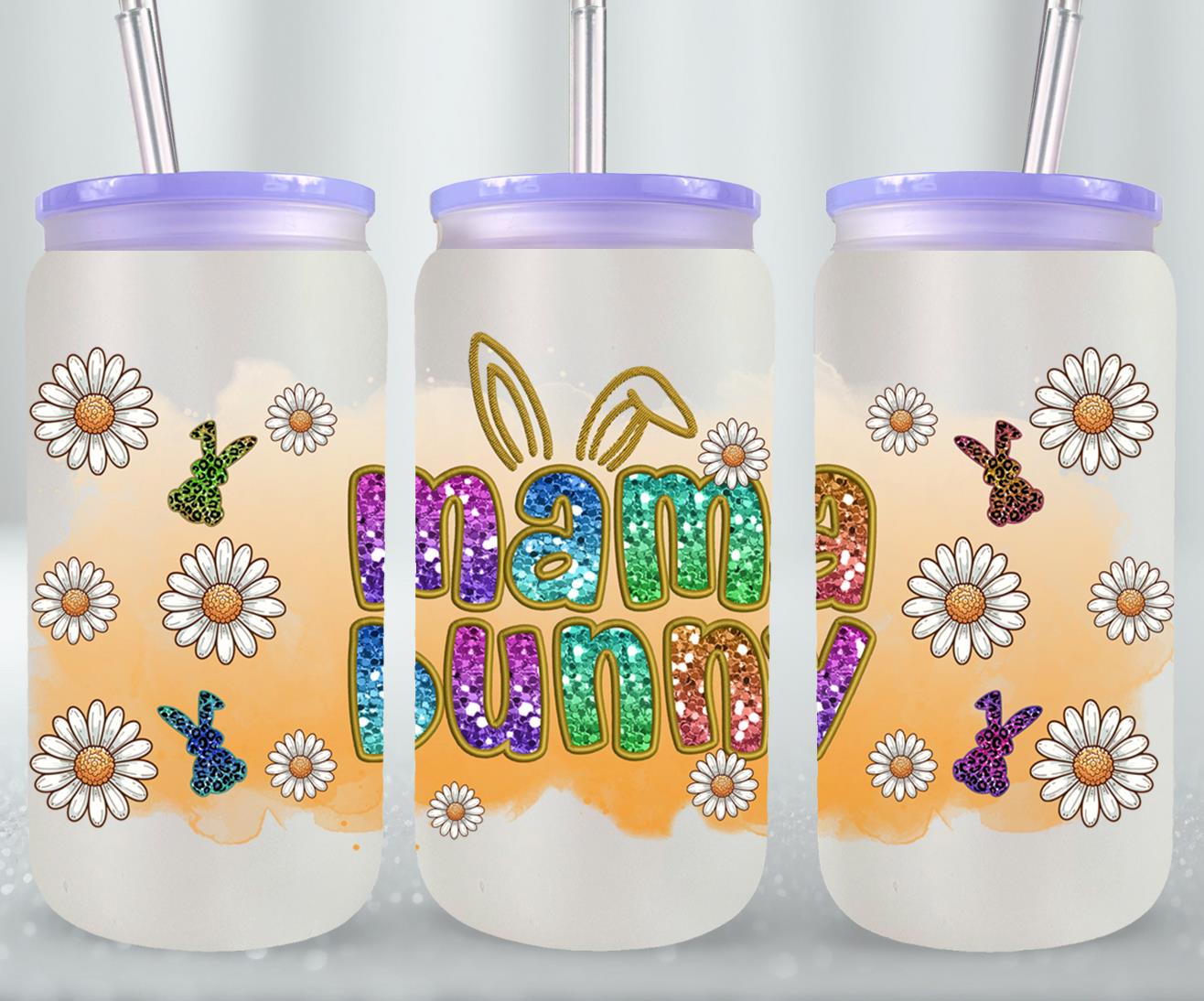 Mama Bunny-10429 - glass can