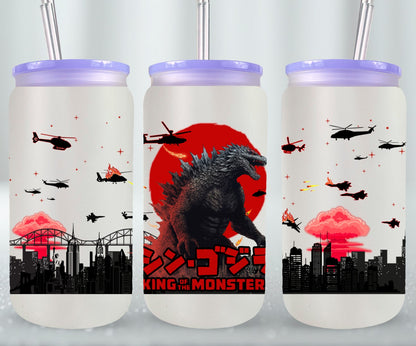 Godzilla - glass can