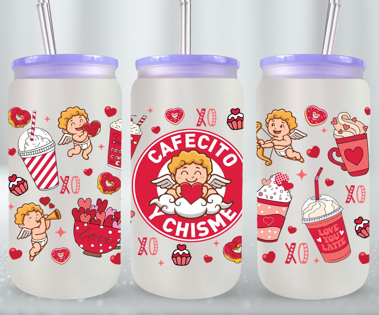 Cafecito y Chisme Valentine-10048 - glass can