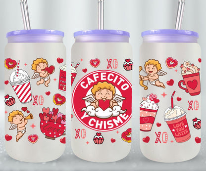 Cafecito y Chisme Valentine-10048 - glass can