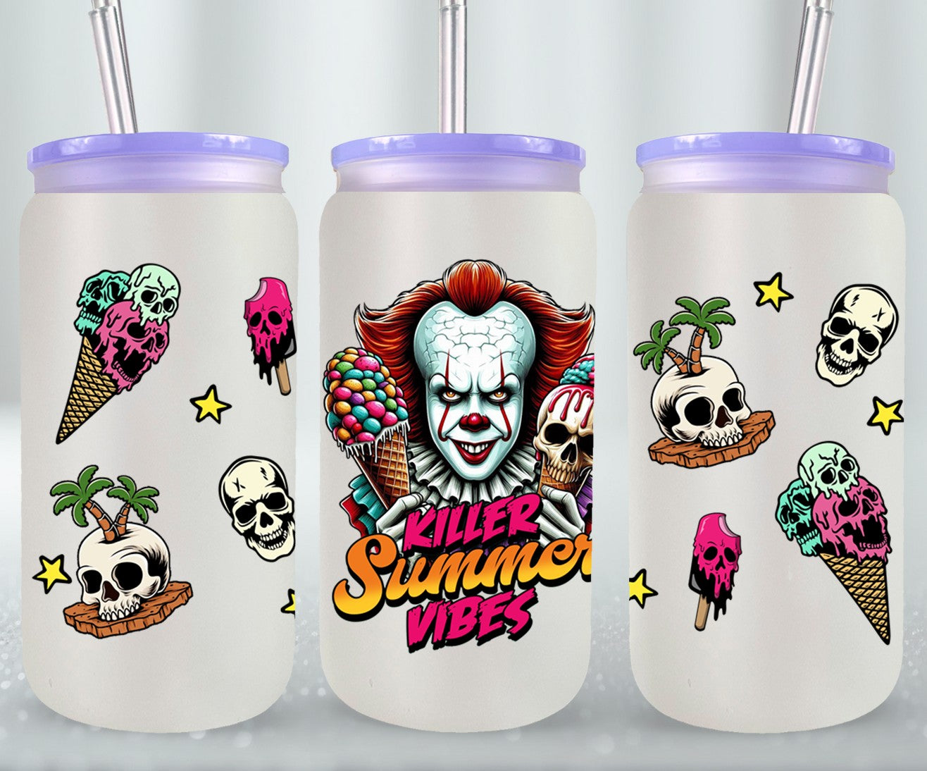 Killer Summer Vibes-10717 - glass can