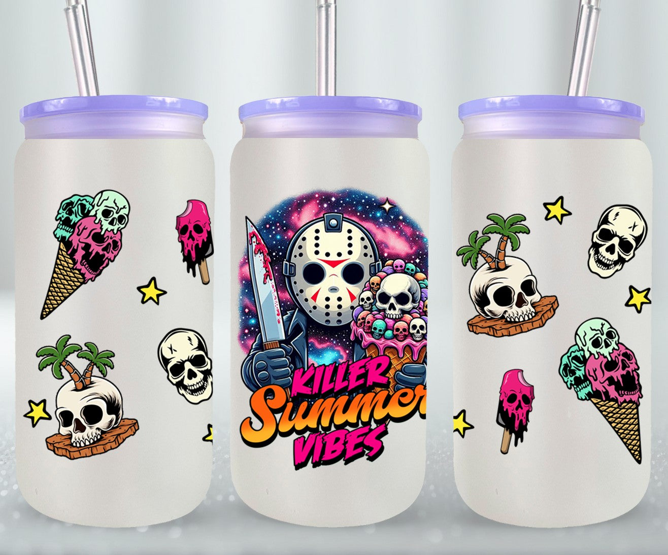 Summer Killer Vibes - glass can