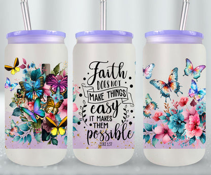 Faith Does not Make Thinks Easy-10198 - glass can