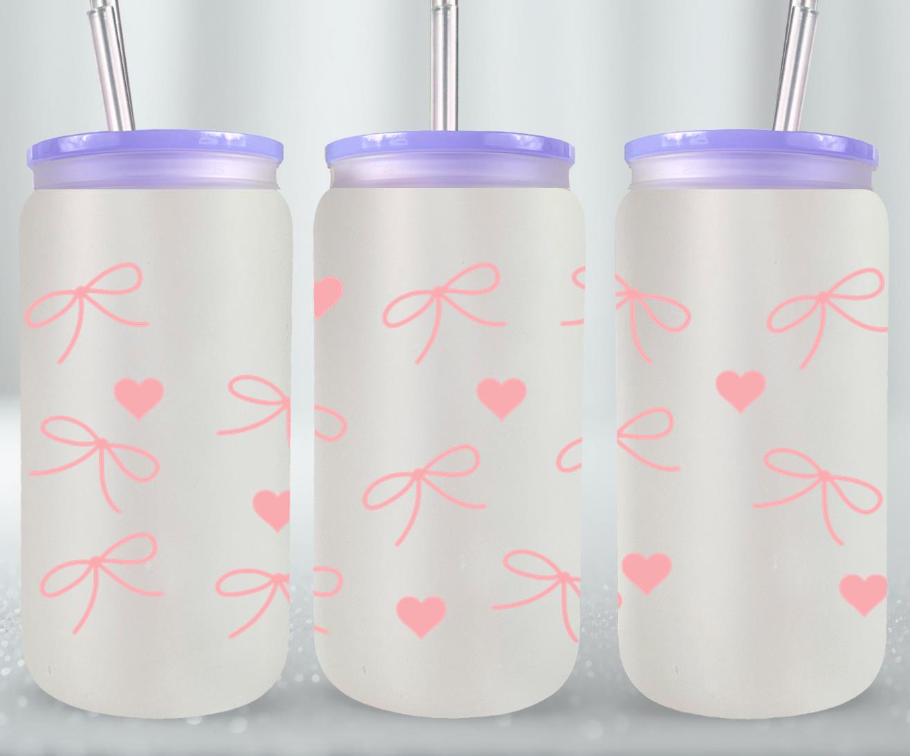 Heart Coquette-10256 - glass can