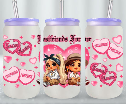Best Friends Forever-10127 - glass can