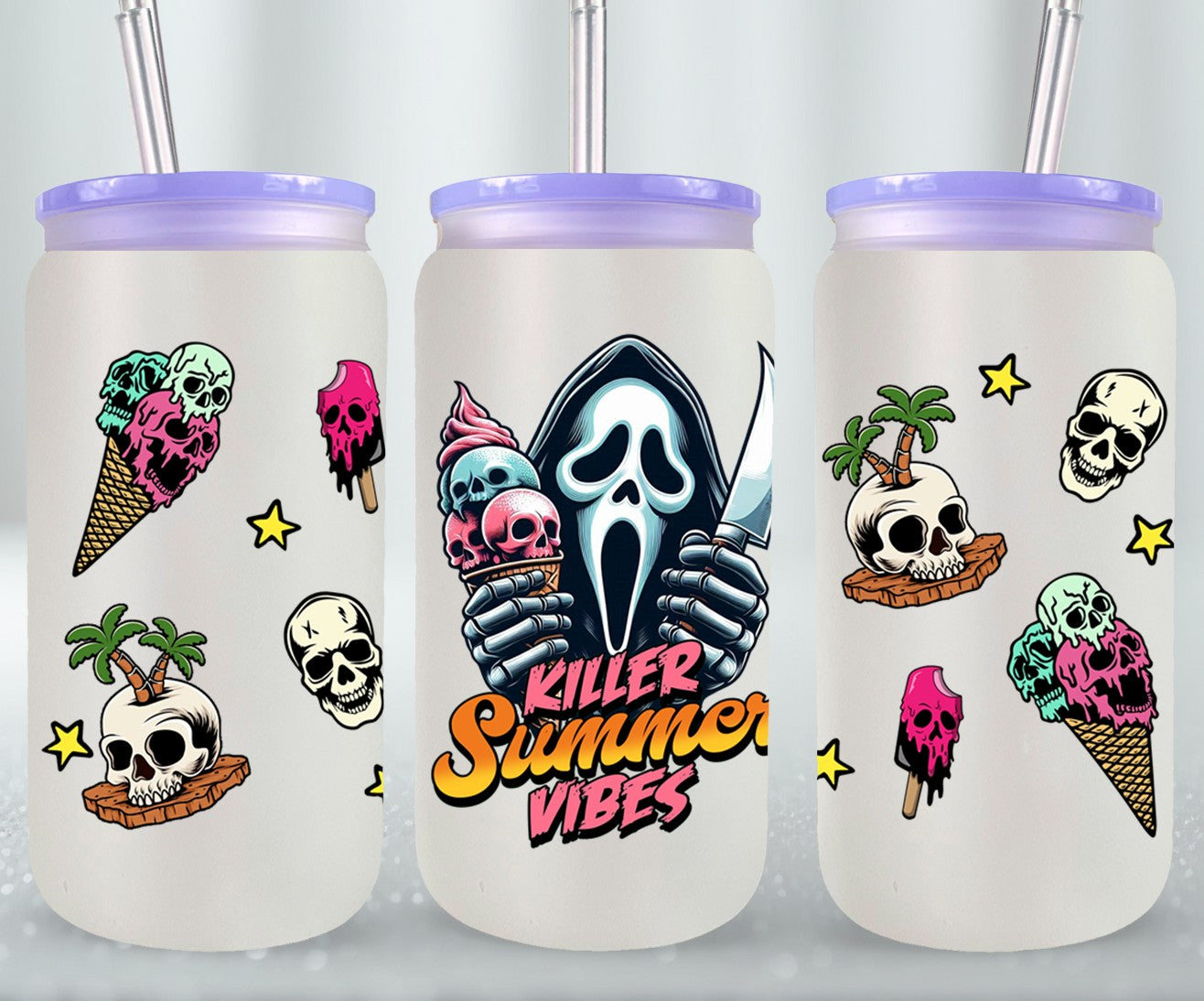 Killer Summer Vibes-10703 - glass can