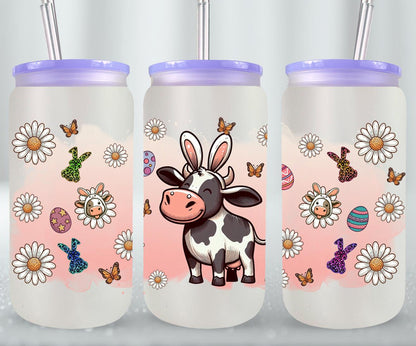 Cow Easter Day-10304 - glass can