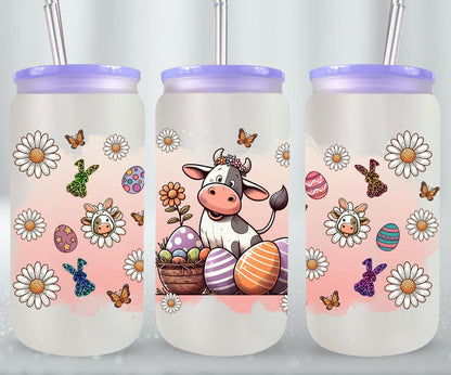 Cow Easter Day-10289 - glass can