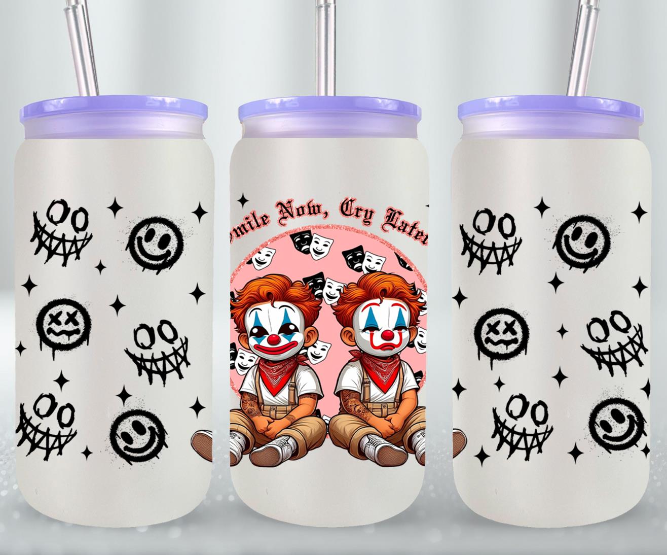Smile Now Cry Later-10174 - glass can