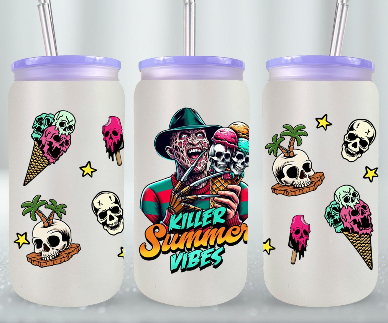 Killer Summer Vibes-10701 - glass can