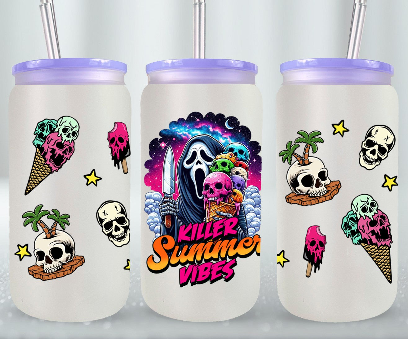 Summer Killer Vibes - glass can