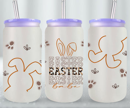 Easter Babe-10456 - glass can