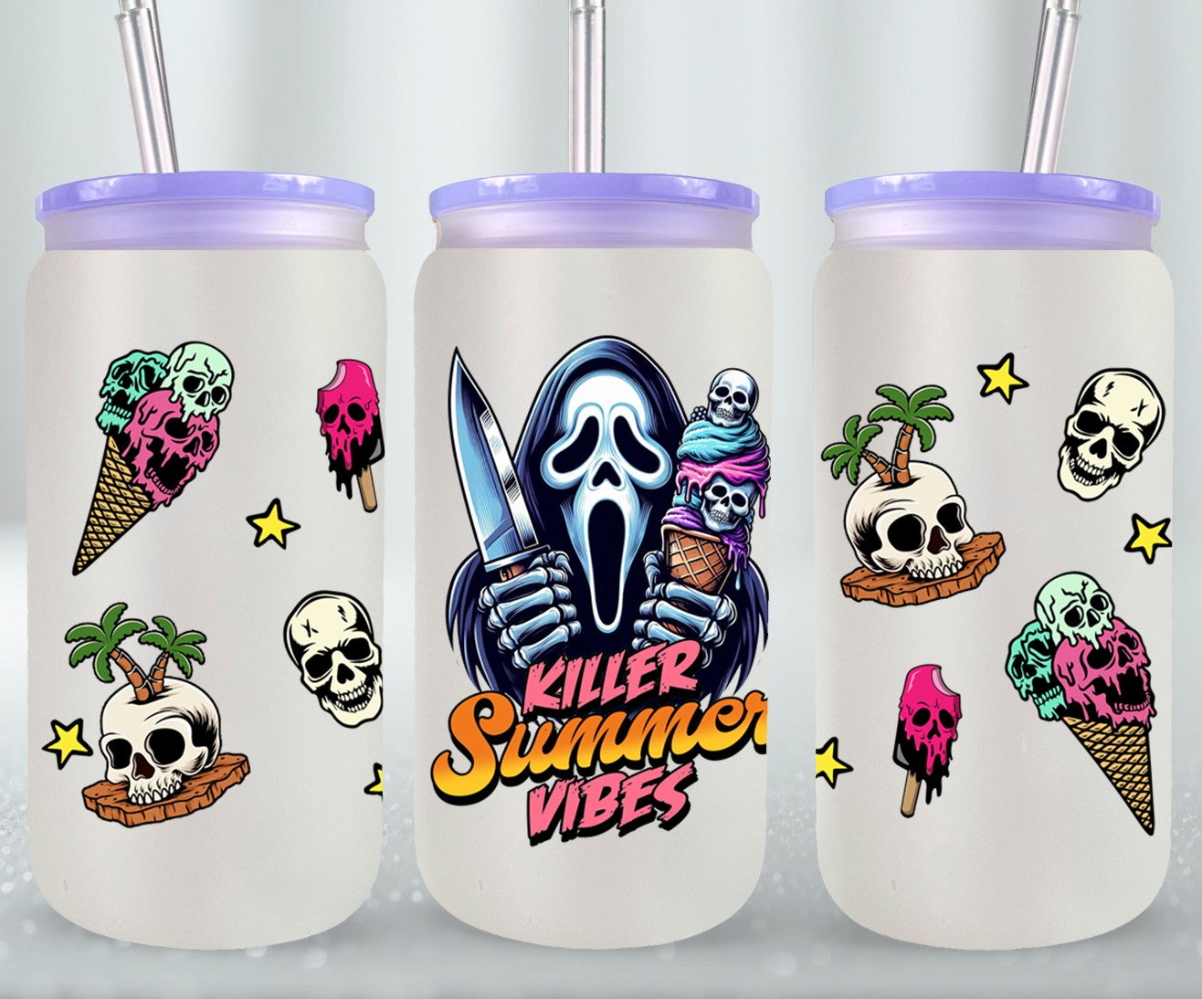 Killer Summer Vibes-10707 - glass can