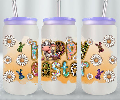 Cow Easter Day-10314 - glass can