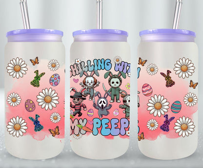 Easter Horror Killer-10329 - glass can