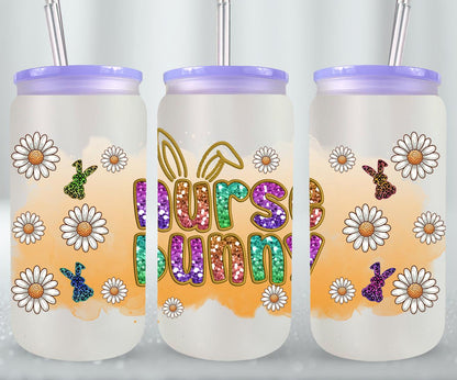 Nurse Bunny-10440 - glass can