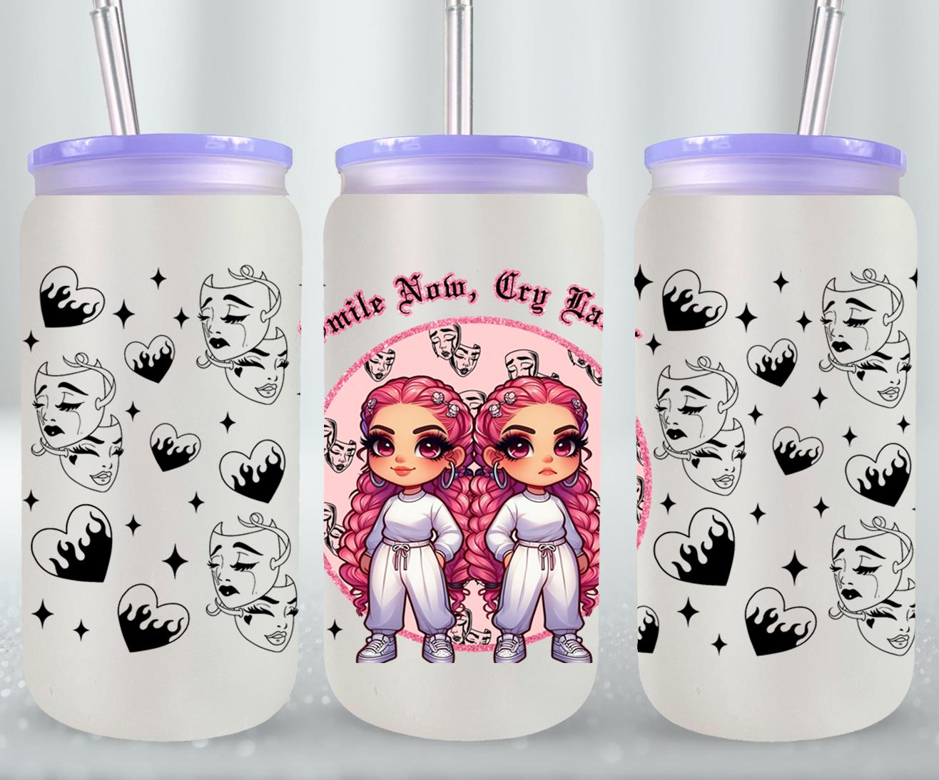 Smile Now Cry Later-10170 - glass can