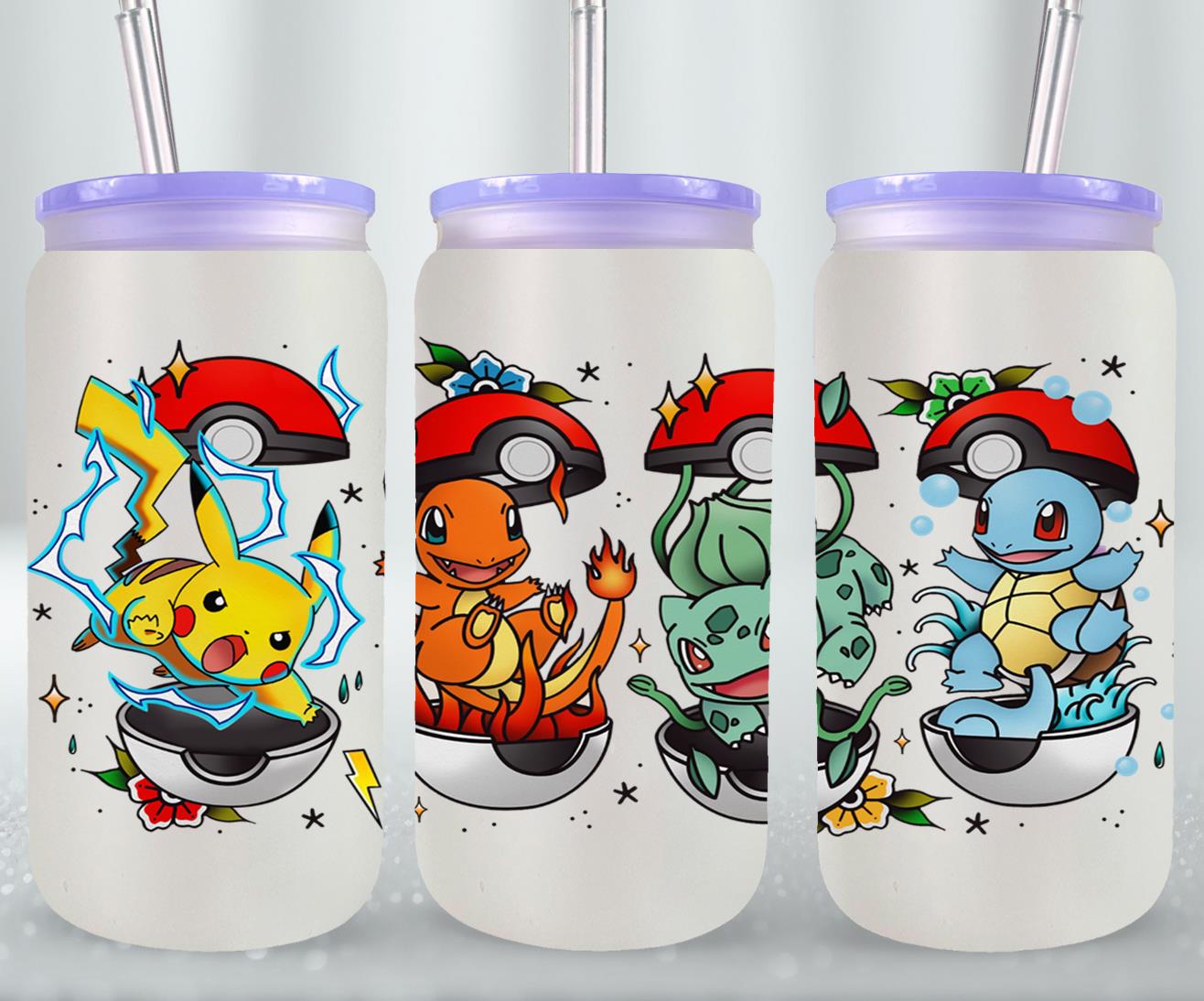Pokemon - glass can