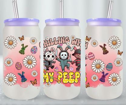 Easter Horror Killer-10331 - glass can