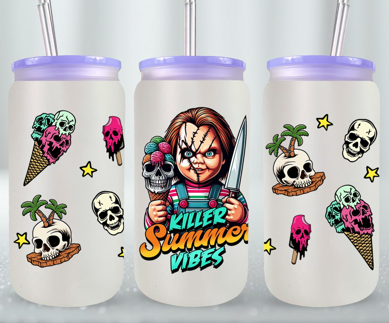 Killer Summer Vibes-10695 - glass can