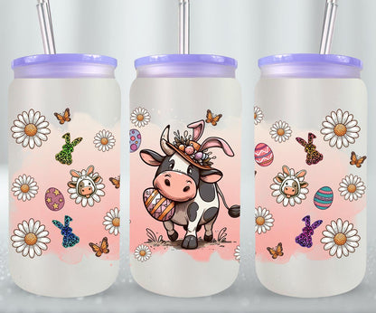 Cow Easter Day-10291 - glass can