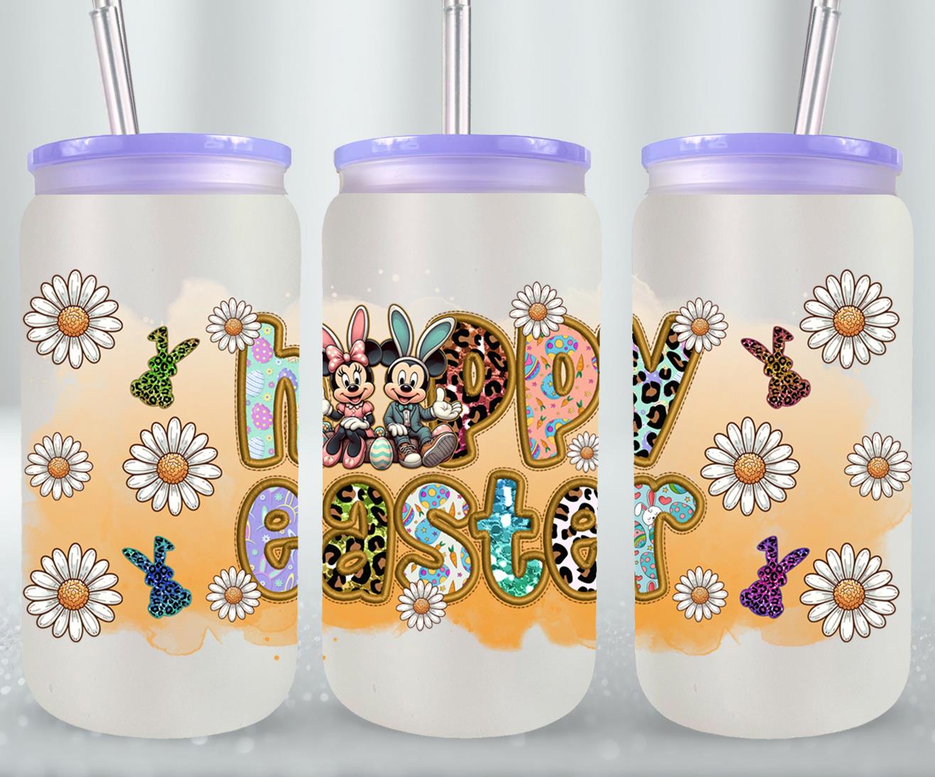 Cartton Easter Day-10281 - glass can