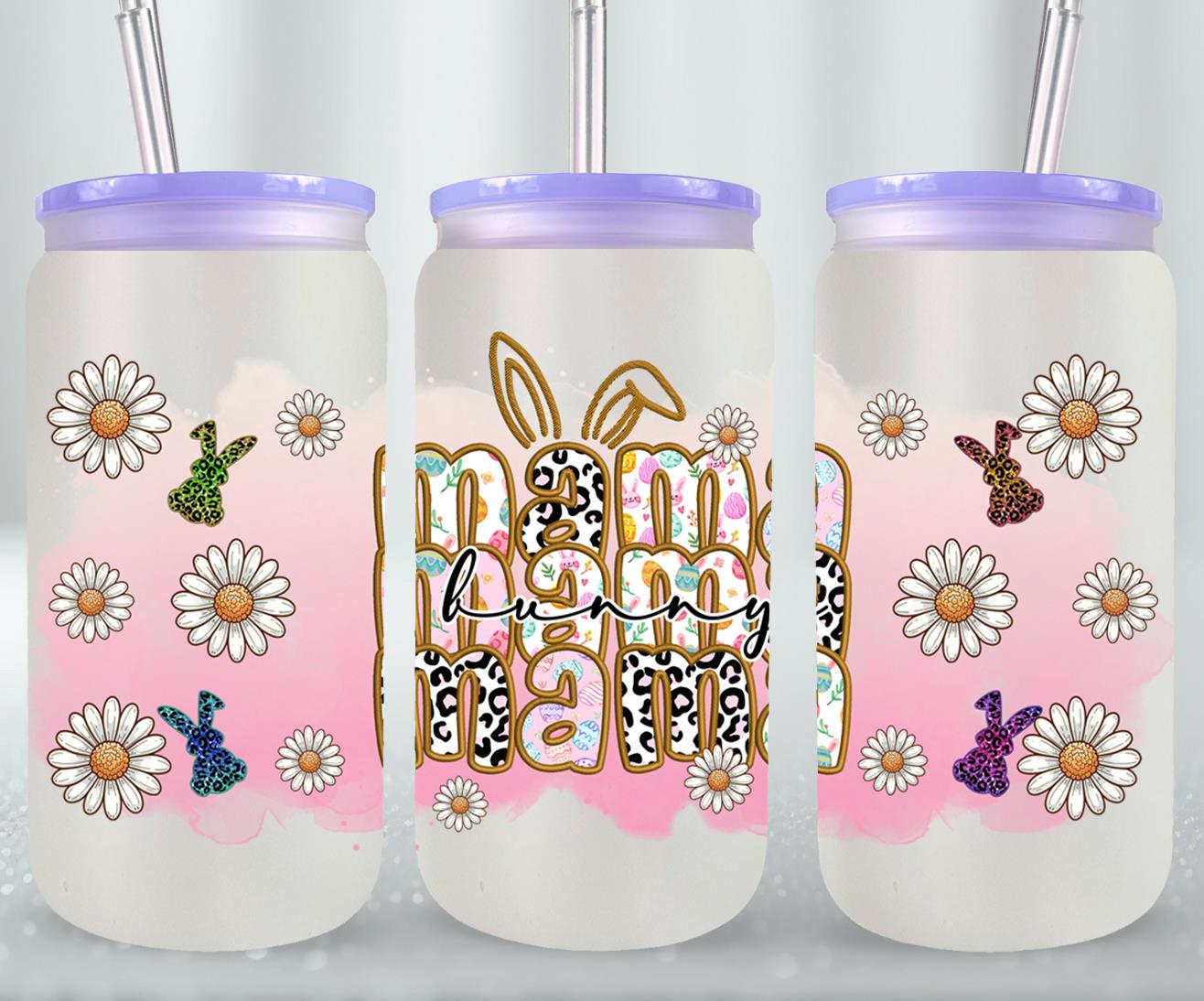 Mama Bunny-10430 - glass can