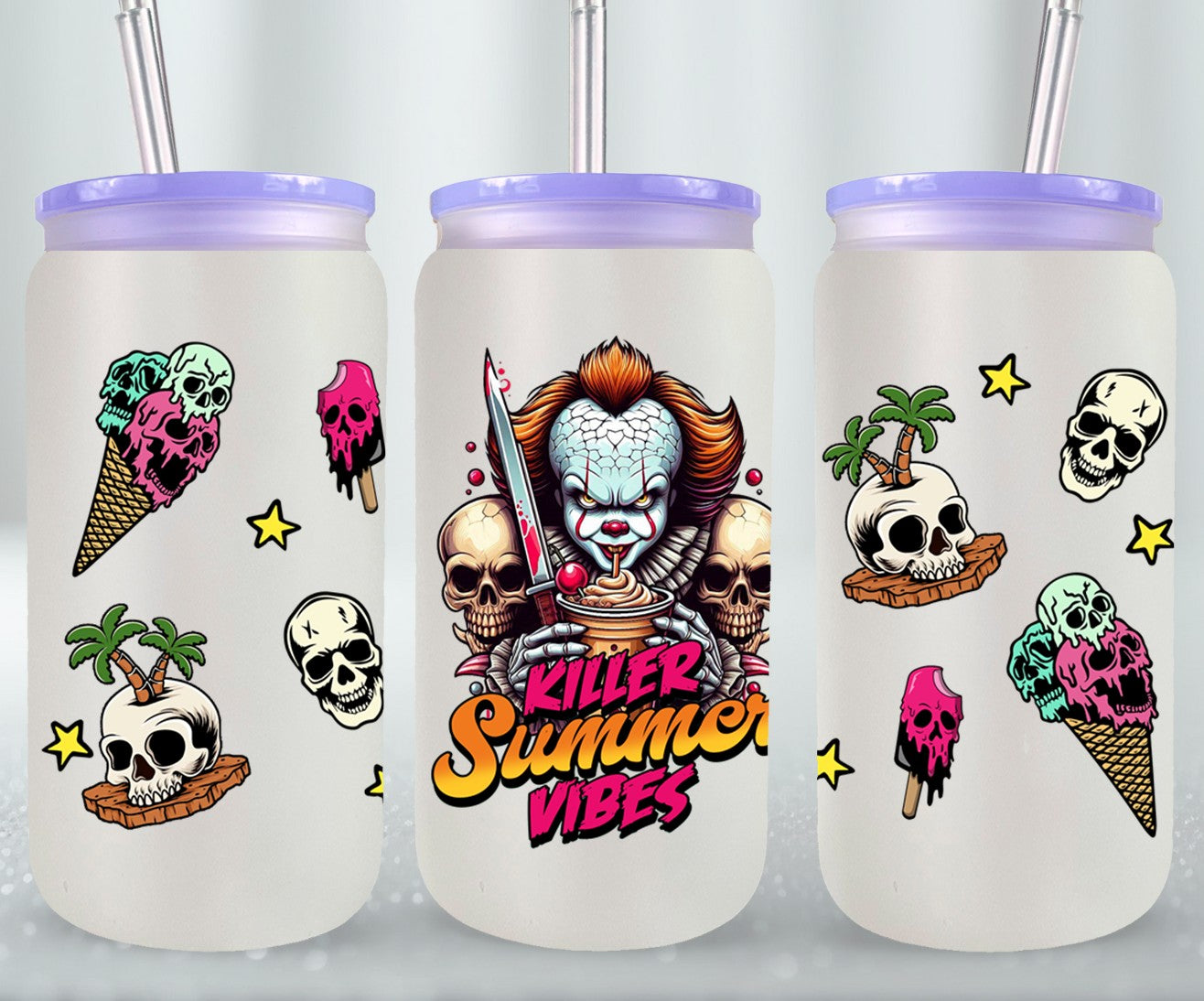 Killer Summer Vibes-10716 - glass can