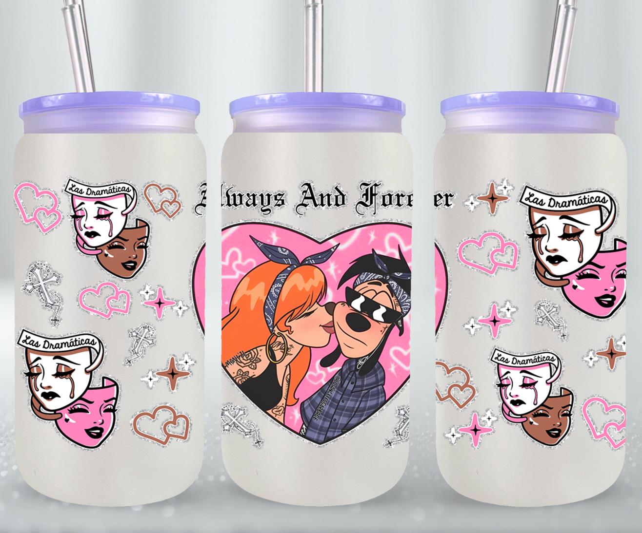 Always and Forever-10113 - glass can