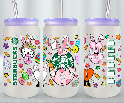 Coffee Easter Bad Bunny-10286 - glass can