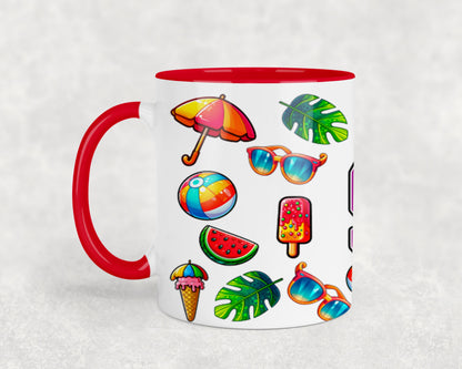 Summer Rainbow Flowers-10671 - mugs