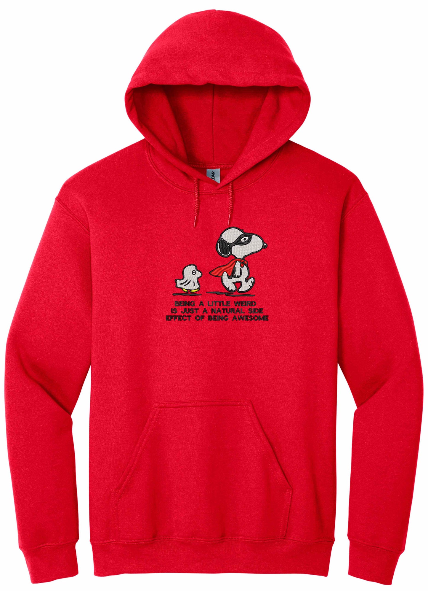 Beautiful positive message Embroidered - hoodie