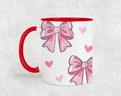 Pink Bow-9988 - mugs