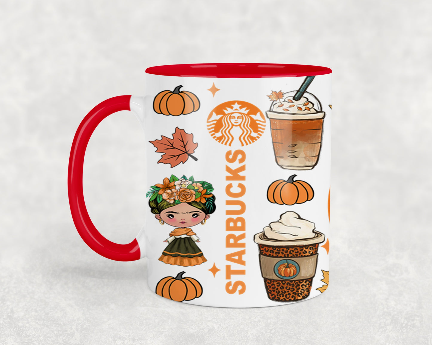Autumn Mexican Girl-11063 - mugs