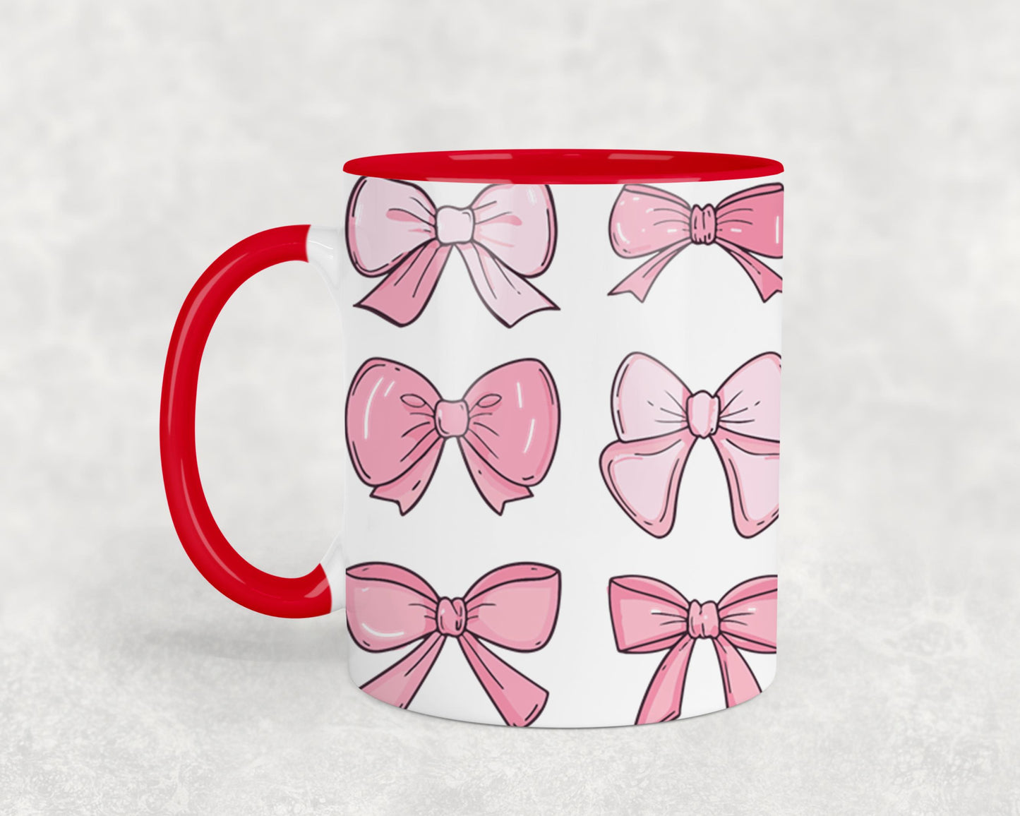 Pink Bow-9990 - mugs
