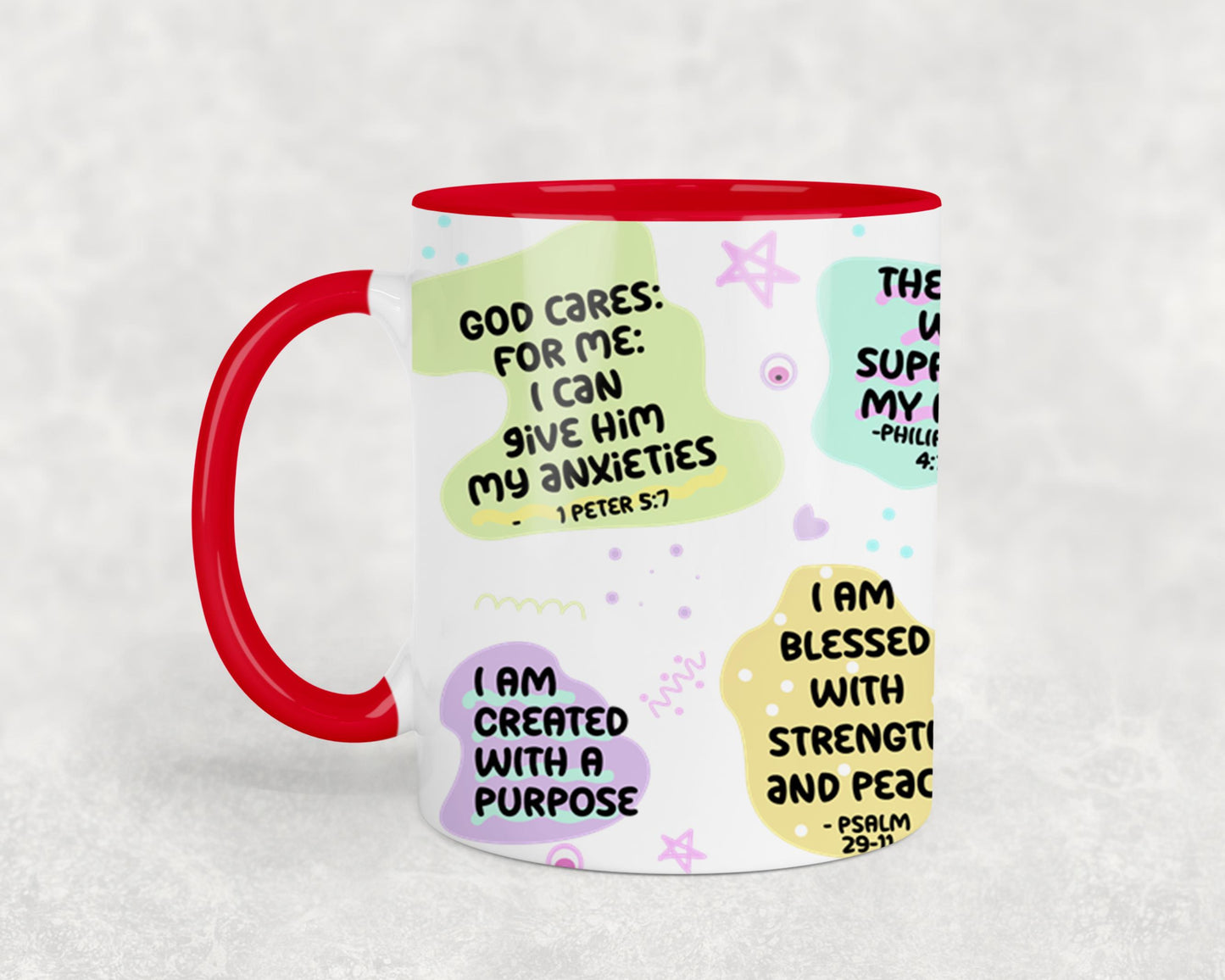 My Daily Bible Affirmation-10215 - mugs