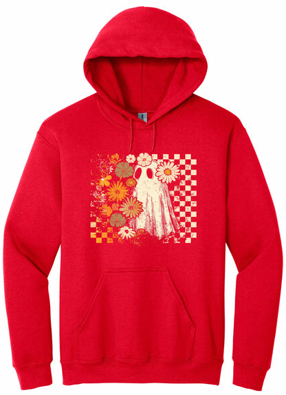 Ghost Trick or Treat Pink - hoodie