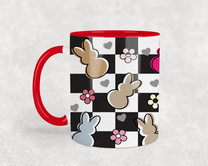 Easter Bunny Checkered-10457 - mugs
