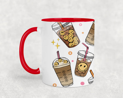 Fueled by Iced Coffee and Anxiety - mugs