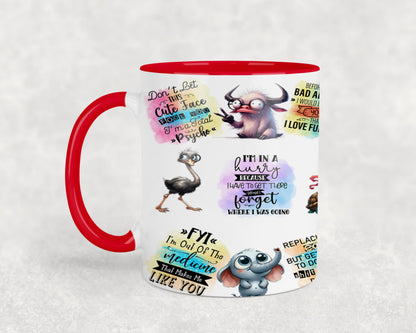 I May Look Calm - mugs