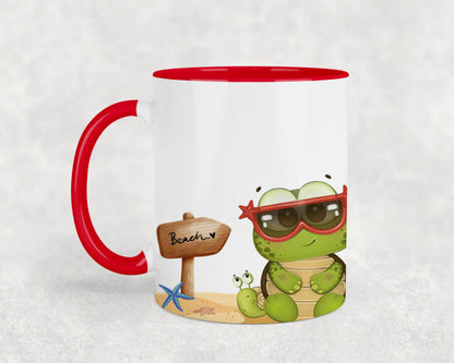 Frog on The Beach -10681 - mugs