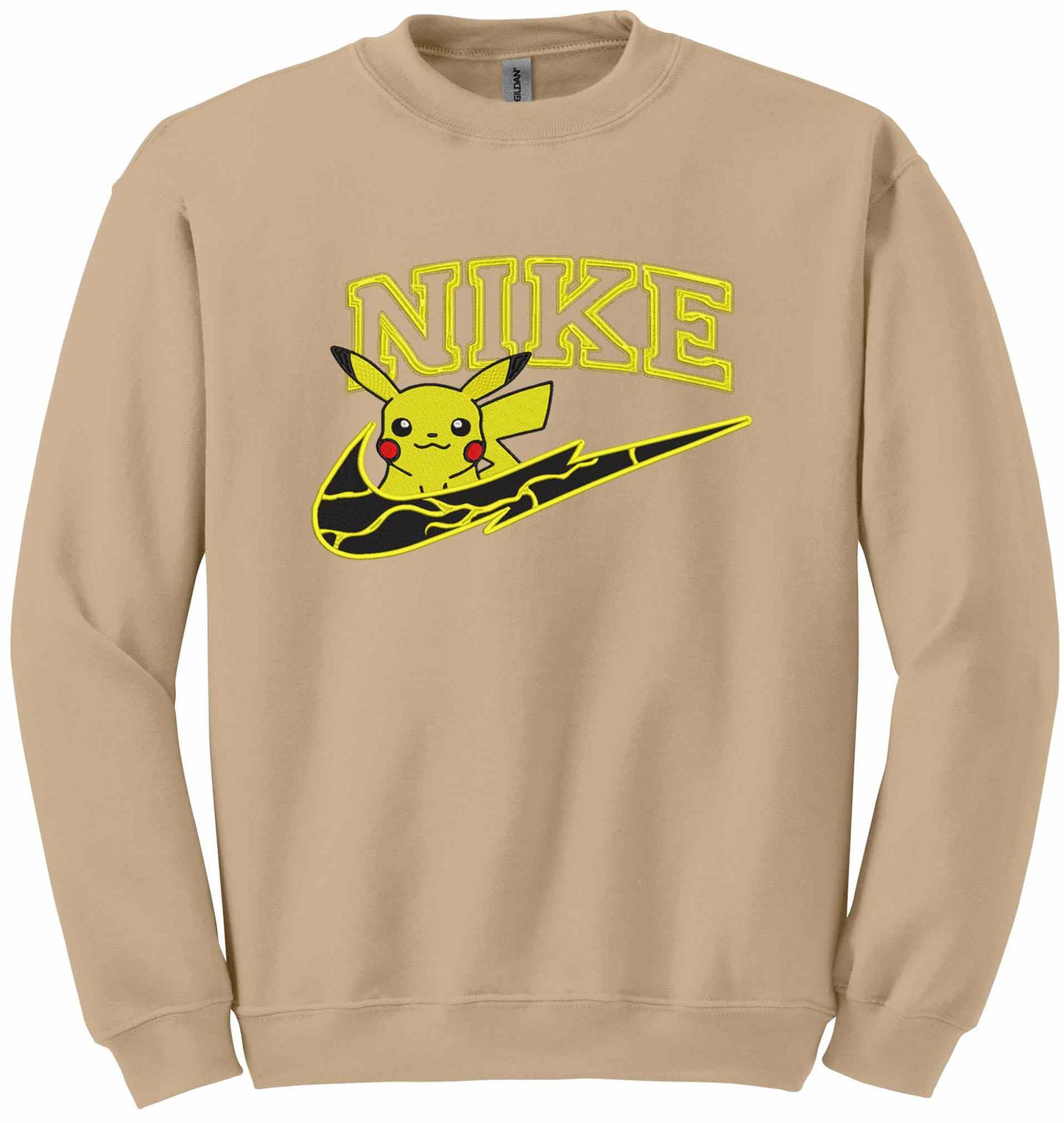 Pikachu Embroidered Logo - sweatshirt