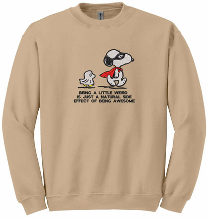 Beautiful positive message Embroidered - sweatshirt