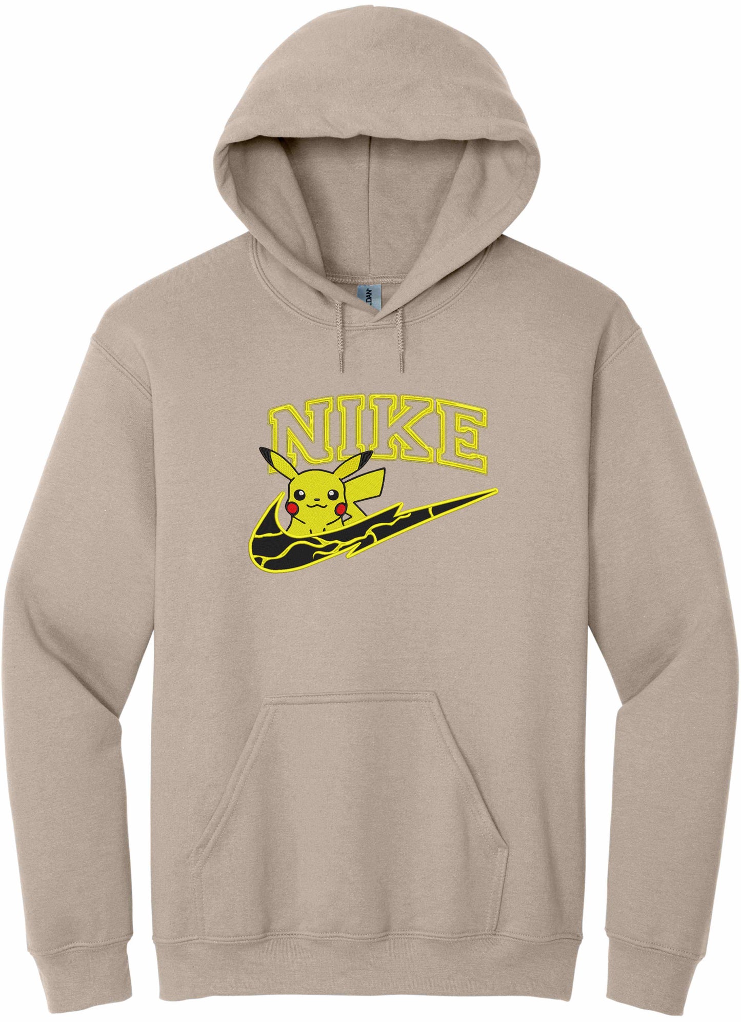 Pikachu Embroidered Logo - hoodie