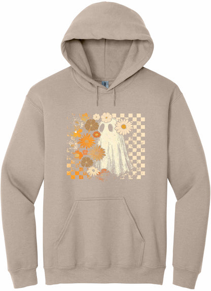 Ghost Trick or Treat Pink - hoodie