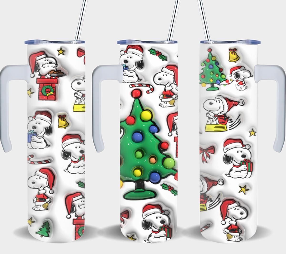 Inflated Christmas Joe Cool - tumbler