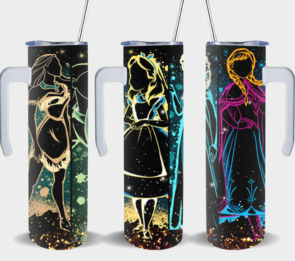 Neon Princess-9416 - tumbler